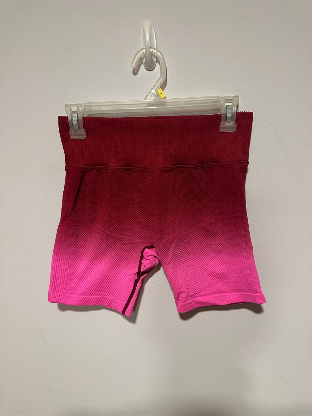 PINK Victoria's Secret Ombre High-Waist Bike Shorts - Dark Pink to Bright Pink